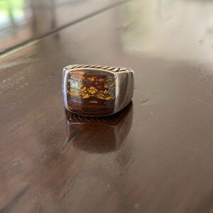 Men’s David Yurman tigers eye ring